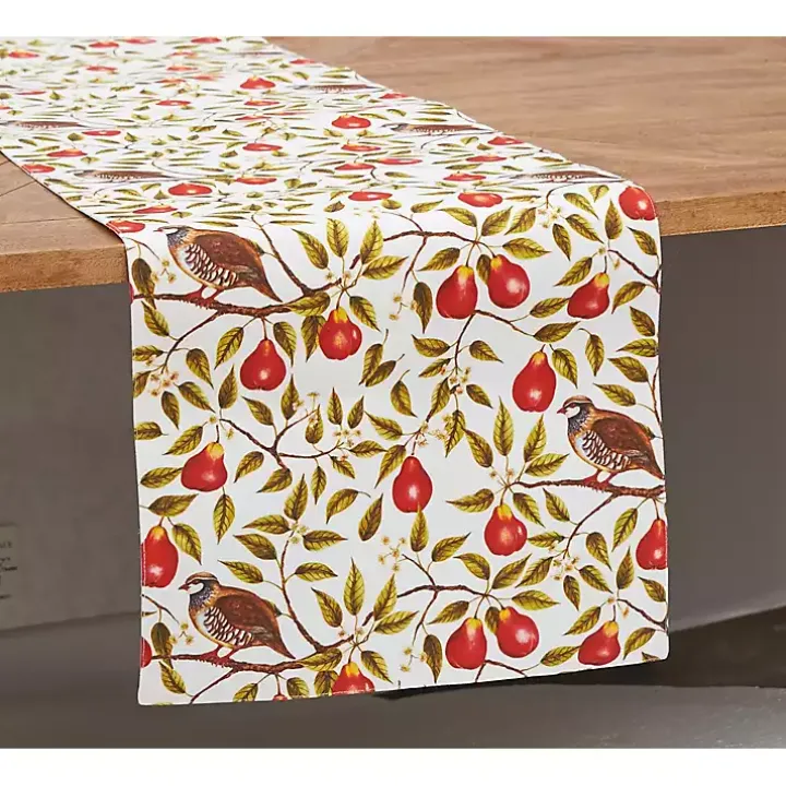 Partridge in a Pear Tree Table Runner