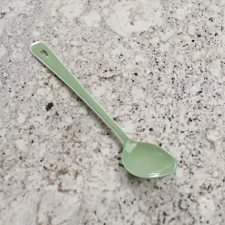 Pastel Green Enamel Stainless Steel Mixing Spoon