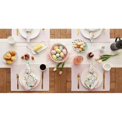 Pastel Lavender Fog Dobby Placemats, Set of 6