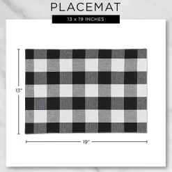 Pastel Lavender Fog Dobby Placemats, Set of 6