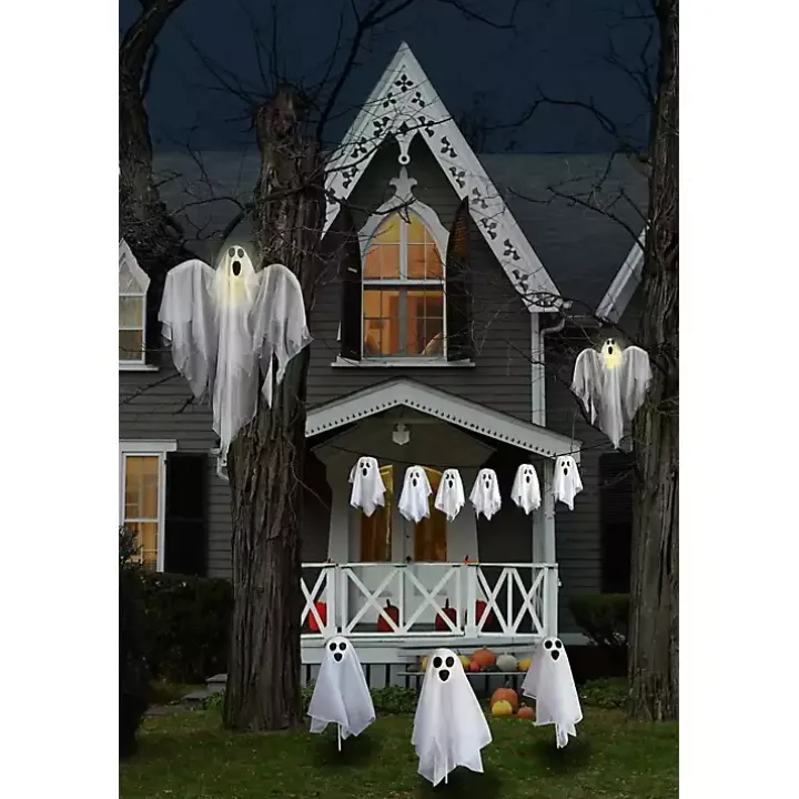 6-pc. Pre-Lit Ghost Family Decoration