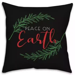 Peace on Earth Christmas Pillow