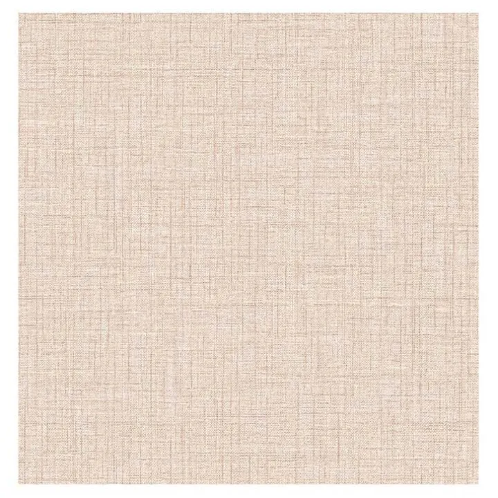 Peach Textured Faux Fabric Peel & Stick Wallpaper