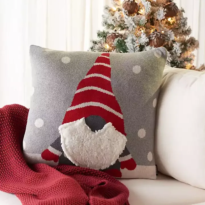 Peppermint Gnome Pillow