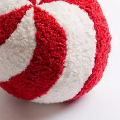 Peppermint Sphere Teddy Pillow