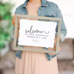 Perfectly Imperfect Life Wall Plaque