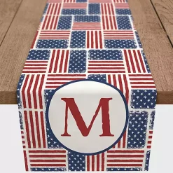 Personalized American Flag Table Runner, 90 in.