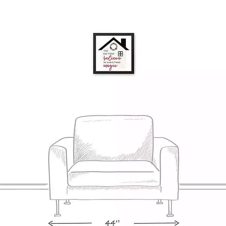 Personalized Believe in Magic Canvas Wall Plaque