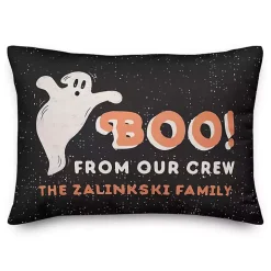 Personalized Boo From Our Crew Pillow