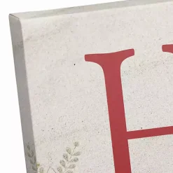 Personalized Coastal Ho Ho Ho Canvas Art Print