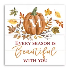 Personalized Every Season is Beautiful Wall Plaque