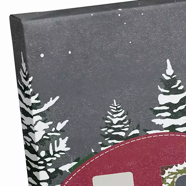 Personalized Family Christmas Truck Wall Plaque