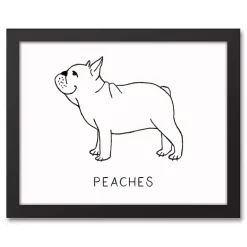 Personalized French Bulldog Framed Wall Plaque