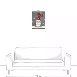 Personalized Gnome Teak Hanging Wall Plaque