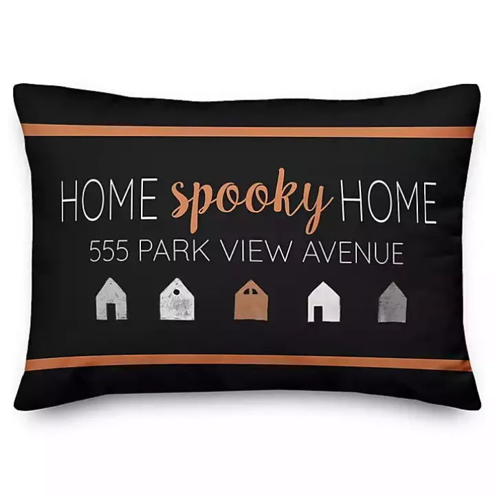 Personalized Home Spooky Home Pillow