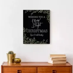Personalized Merry & Bright Christmas Wall Plaque