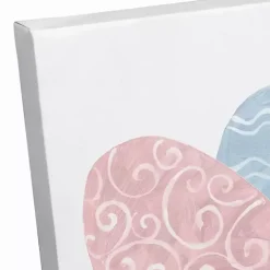 Personalized Monogram Egg Canvas Wall Plaque