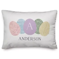 Personalized Monogram Egg Indoor/Outdoor Pillow