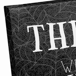 Personalized Our Haunted House Canvas Plaque