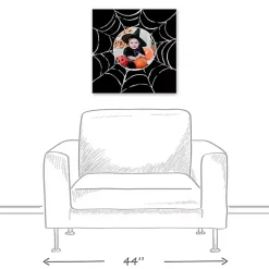 Personalized Photo Spider Web Canvas Print