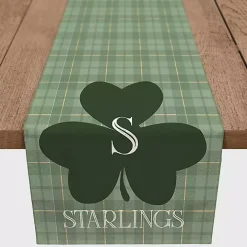 Personalized Plaid Clover Table Runner, 72 in.