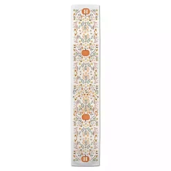 Personalized Pumpkin Floral Table Runner, 72 in.