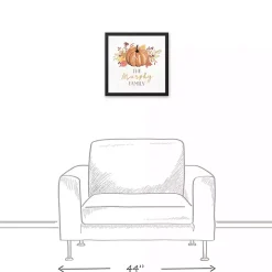 Personalized Pumpkin Monogram Canvas Art Print