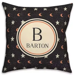 Personalized Star and Moon Halloween Pillow