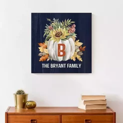 Personalized Sunflower Harvest Canvas Art