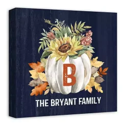 Personalized Sunflower Harvest Canvas Art