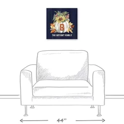 Personalized Sunflower Harvest Canvas Art