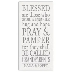 Personalized Those Grandparents Canvas Wall Plaque