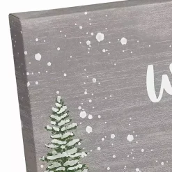 Personalized Winter Wonderland Canvas Wall Plaque