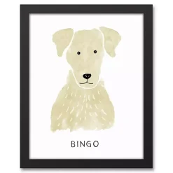 Personalized Yellow Labrador Canvas Wall Plaque