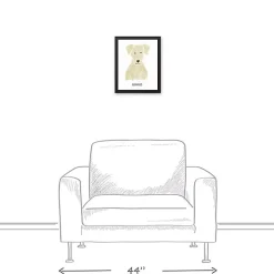 Personalized Yellow Labrador Canvas Wall Plaque