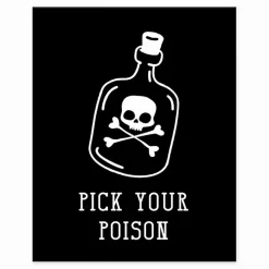 Pick Your Poison Halloween Tabletop Decoration