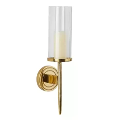 Pierre Polished Gold Stem Sconce