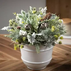 Pine & Berry Jingle Bell Christmas Arrangement