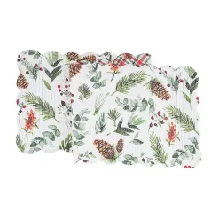 Pinecone and Plaid Reversible Table Runner