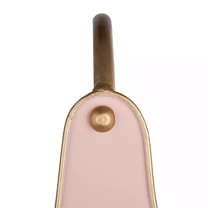 Pink Iron Merry Christmas Baskets, Set of 2