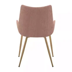 Pink Velvet Avery Dining Chair