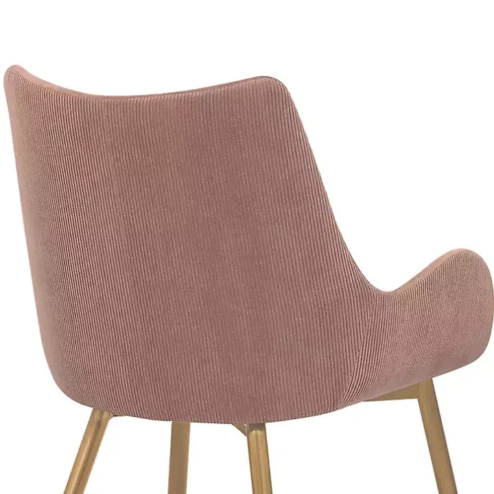 Pink Velvet Avery Dining Chair