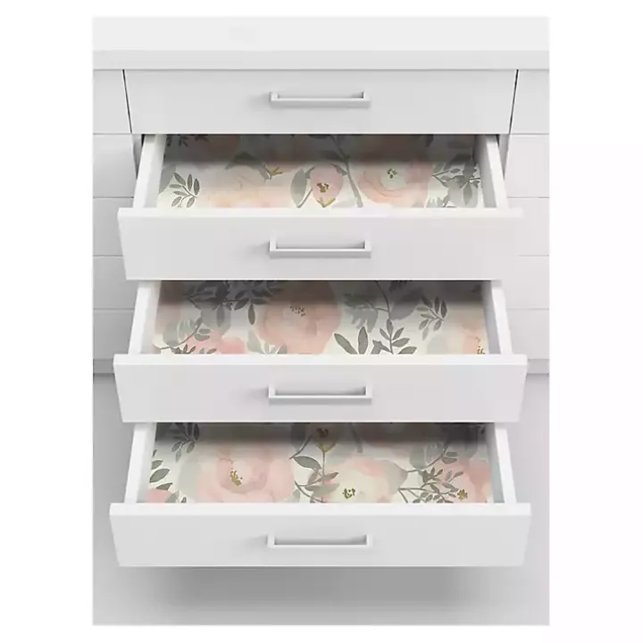 Pink Watercolor Roses Peel & Stick Wallpaper