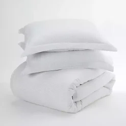 Pinstriped 3-pc. King Duvet Cover Set