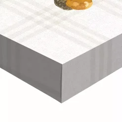 Plaid Pumpkin Harvest Canvas Art Print