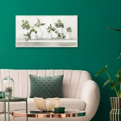 Plant Shelf Life Framed Canvas Art Print