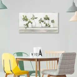 Plant Shelf Life Framed Canvas Art Print