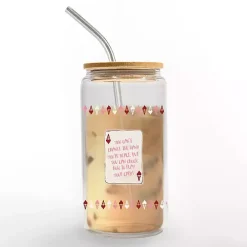 Play Your Cards Glass Tumber