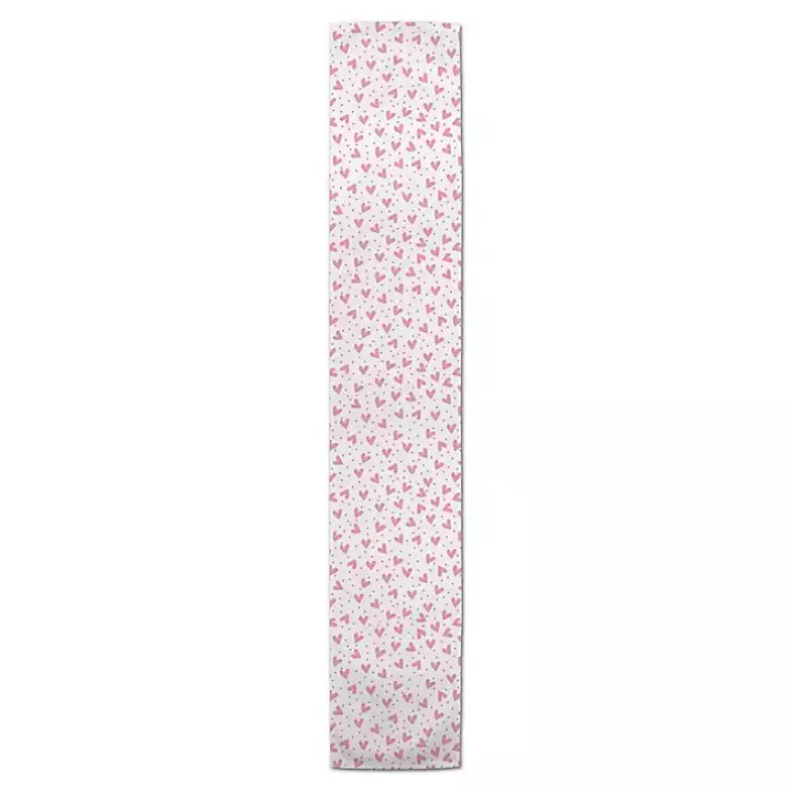 Polka Dot Hearts Table Runner, 90 in.