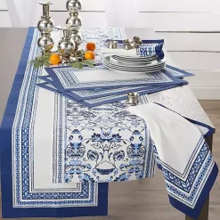 Porto Stripe Table Runner, 72 in.